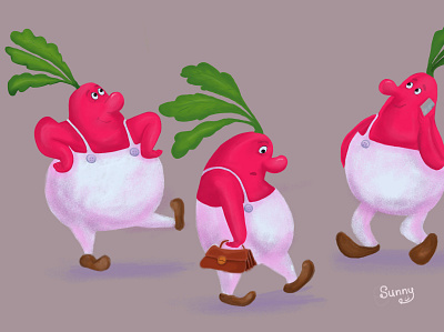 radish design illustration web