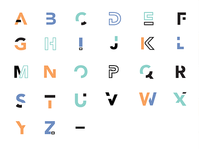 (de)construct typeface