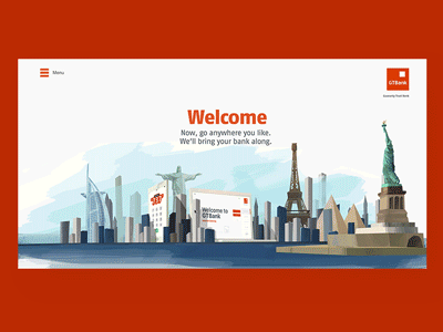 Gtbank Website IxD design interaction interactive ui ux web