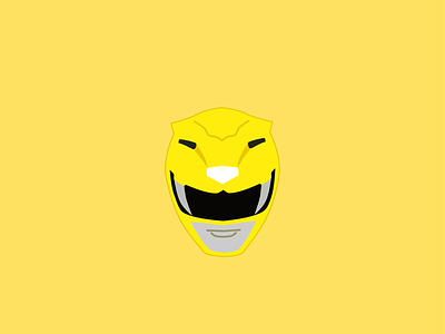 Yellow Ranger Icon art design icon icon design icon set illustration illustrator instagram logo power rangers yellow
