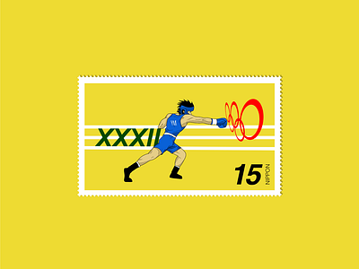 Hajime No Ippo Olympics Stamp