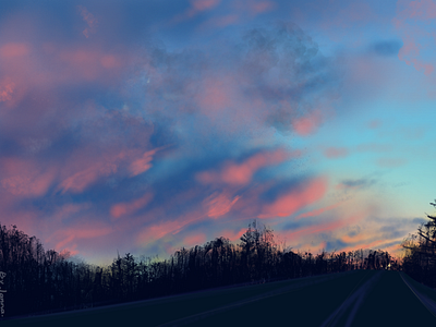 Sunset - Digital Painting