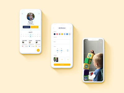 Xplor Childcare SAaS Concept app childcare dailyui design education minimal ui uiux ux