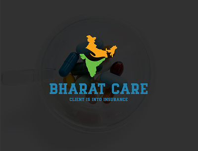 Bharat Care - Hospital Modern Logo Design bharat care branding creative logo graphic design logo modern logo unique logo
