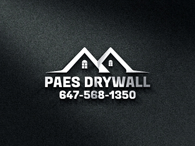 Paes Drywall Logo, Social Media Kit Design