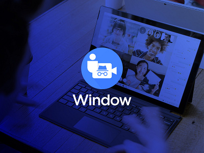 Window Video Calling App Logo Design - Logo Design