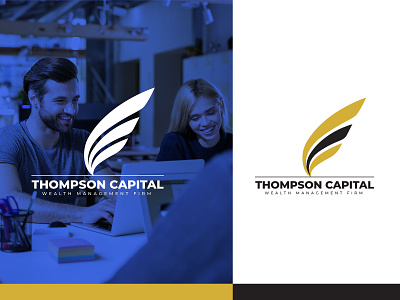 Thompson Capital Logo Design | Client Work bank branding capital logo finace logo logo design minimal logo modern logo