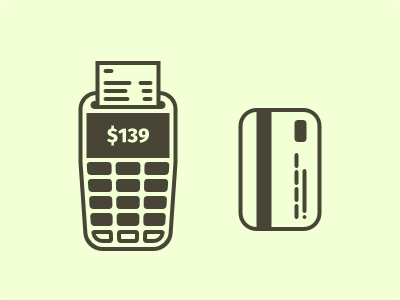 Payment bill credit credit card debit card icon illustration pay payment terminal