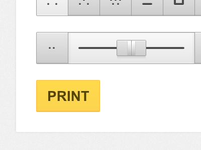 Just another boring form button form gray slider subtle ui user interface web app