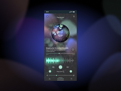 DailyUI :: 009 - music player 009 100 day design challenge dailyui dailyui challenge dailyui::009 day009 design ui ui design