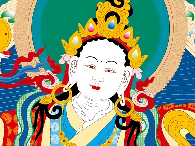 The Buddha buddha illustration