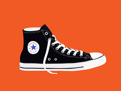 My Shoe -Converse converse illustrator shoe