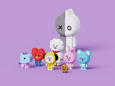 bt21 designs themes templates and downloadable graphic elements on dribbble