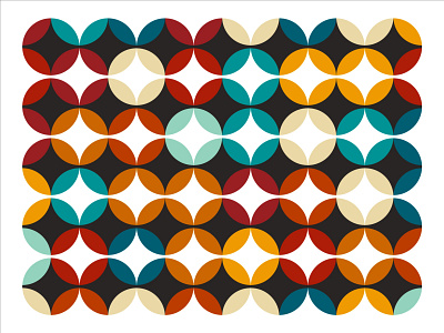 Shape Study: 01 2d circles code art color creative design flat geometric geometry illustration javascript print shapes