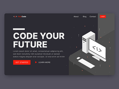 Simple Web Design design flat illustration illustrator minimal ui ux web webdesign website