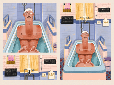 布达佩斯大饭店 budapest hotel illustration ui