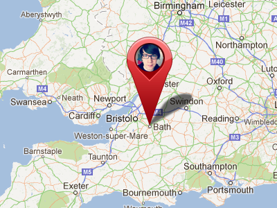 Google Mapped face map pin