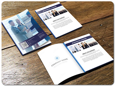 professional business marketing folder design template