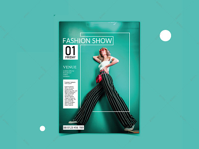 Creative fashion poster design a4 banner flyer design poster de4sign vector design