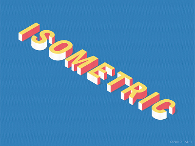 Isometric Design design illustration isometric isometric design logo logotype texture type typogaphy typography art ui vector webdesign website design