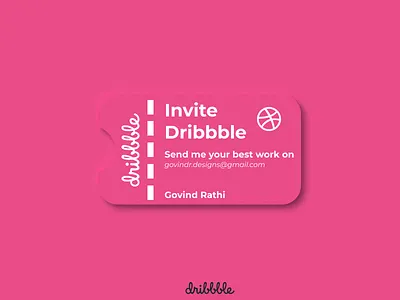 I have one Dribbble Invite. Hit me up !! branding dribbble dribble invitation dribble invite dribble invites dribbleinvite invitation logo neumorphic neumorphism skeumorphic skeumorphism soft ui