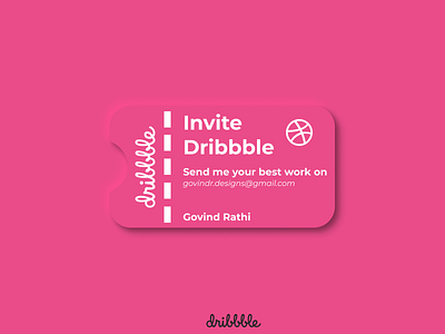 I have one Dribbble Invite. Hit me up !!