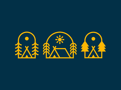 Camp Logo adventure camp camping design forest graphic design logo nature outdoor tree vector wild