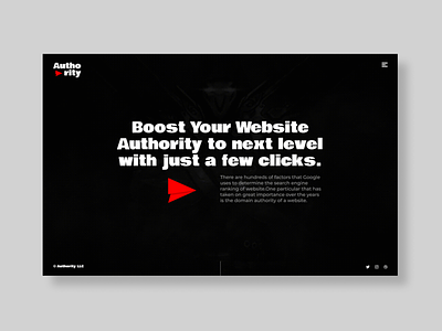 Authority.im //web ui ux visual design web design