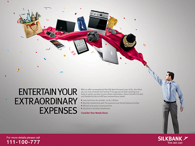 Silk Bank Print ad poster print ad print advertising