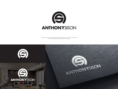 ANTHONY SISON idenity logo design real estate agent real estate logo