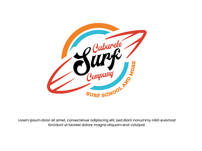 Surf Company Logo surf board logo