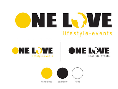 One Love Events branding identity design logo logo design