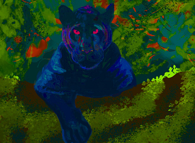 Panthera design digital art illustration photoshop