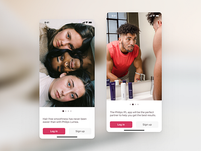 Philips Lumea App - Onboarding Redesign