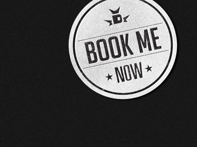 Book Me Now badge button daxx