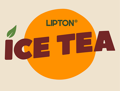 Lipton Ice Tea branding design illustration logo logo design rebrand rebranding vector