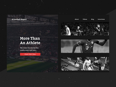 Landing Page design dailyui football landing page design landingpage sports design