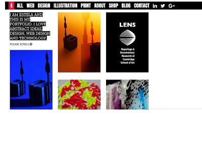 Estela gaspar Porfolio layout website