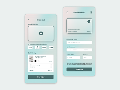 Credit Card Checkout | DailyUI app dailyui design graphic design ui ux