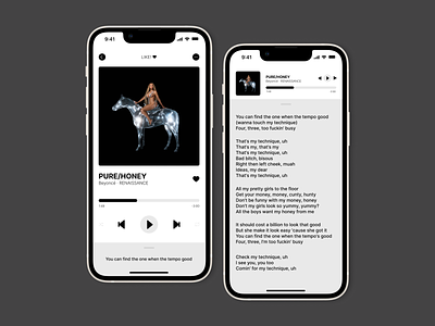 Music Player | DailyUI app dailyui graphic design music player ui