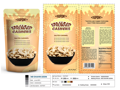 Pouch bag packaging Design | pouch packaging Design