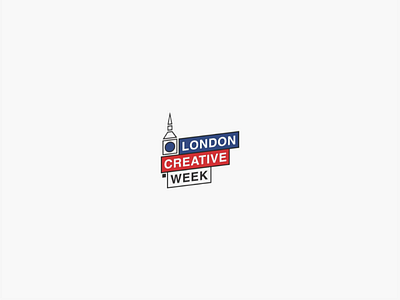 London Creative Week box creative festival letter logo london minimalist