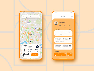 Scooter rental app