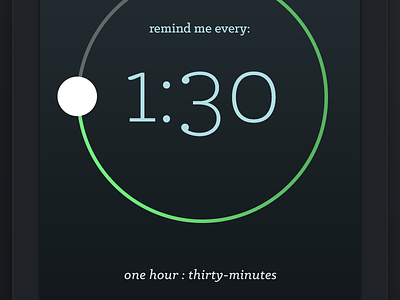 Five App - Set Timer gizmo ios ios7 klinic slab sitting timer