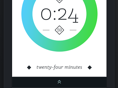 Five App - Timing gizmo ios ios7 klinic slab sitting timer