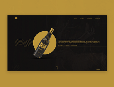 ReinBeer branding design graphic design illustration illustrator logo ui ux web website