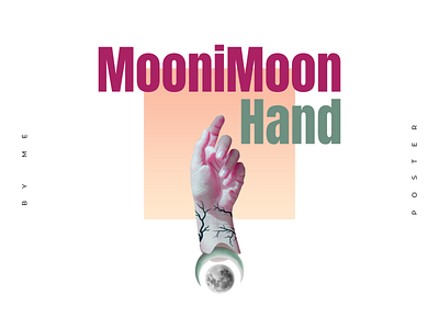 Moonimoon Hand branding design flat graphic design illustration minimal ui ux web website