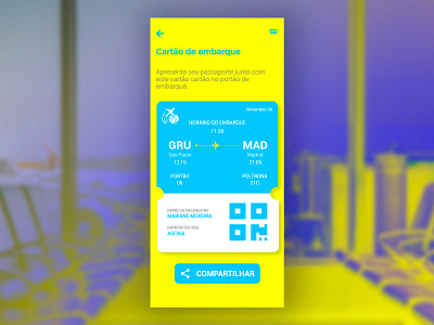 Boarding Pass | Daily UI 024