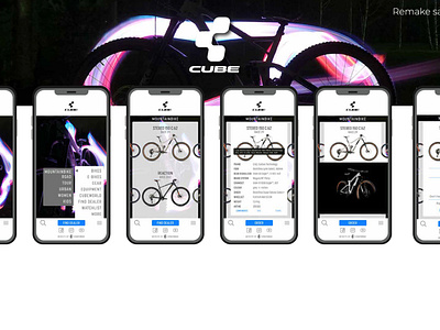 Bike Company Mobile Web UI/UX