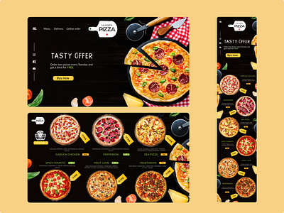 Logo & Website Design For a Pizzeria